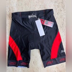 SLS3 Triathlon Shorts Mens - Padded Tri Shorts- 8” Inseam-Quick Dry Size XL